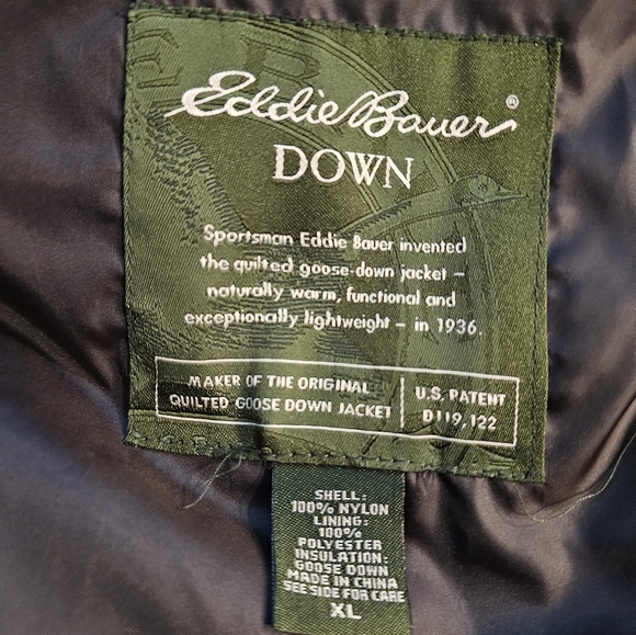 Eddie Bauer Purple Down Filled Puffer Vest Sz XL - Picture 4 of 7